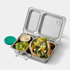PlanetBox SHUTTLE Stainless Steel Bento Lunch Box (2 Compartments)