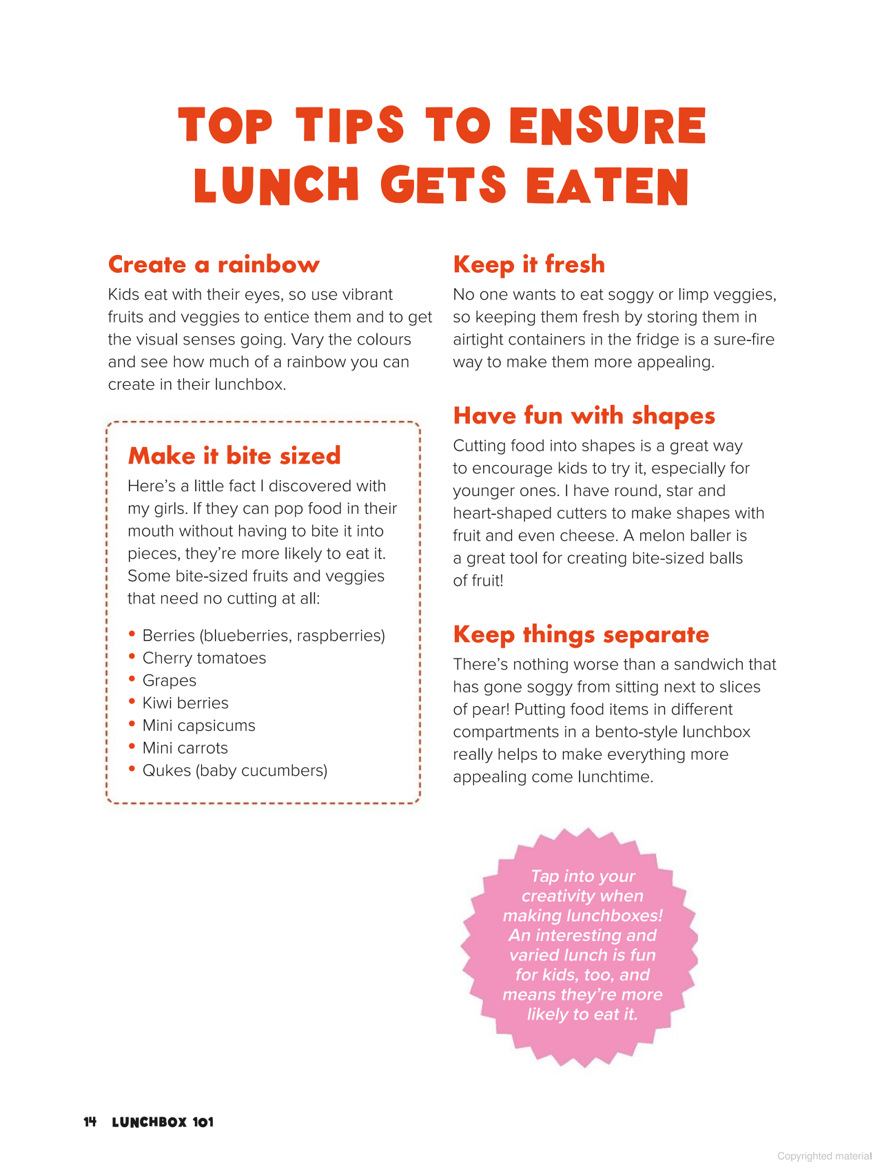 Lunchbox Boss | Recipes & Ideas - paperback