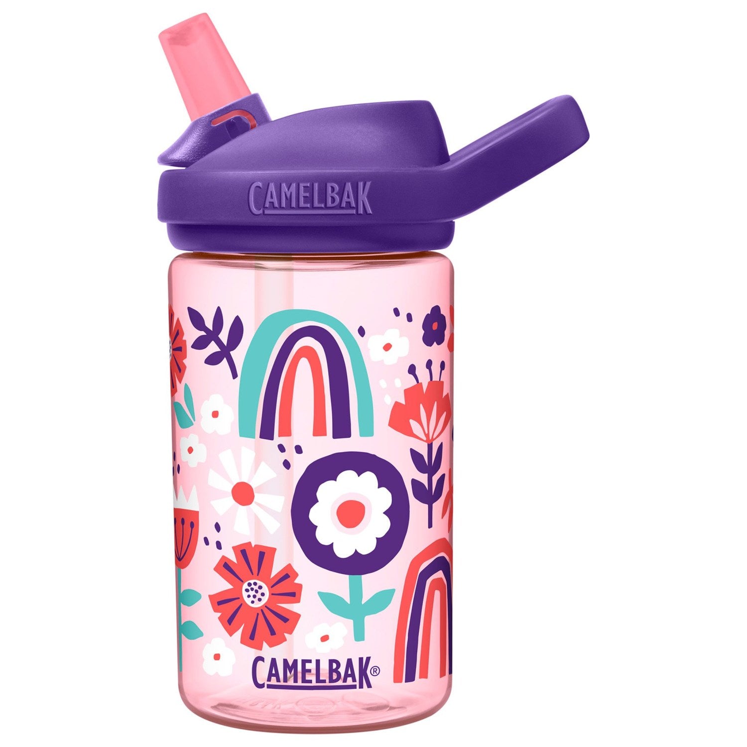 CamelBak Eddy+ Kids Drink Bottle | 400ml - Floral Collage