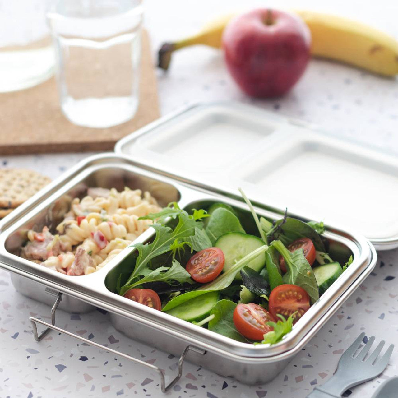 Nestling Stainless Steel Duo Lunch Box