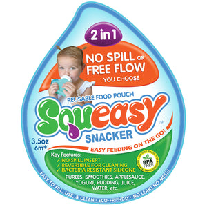Squeasy Snacker | Small 104ml - Aqua