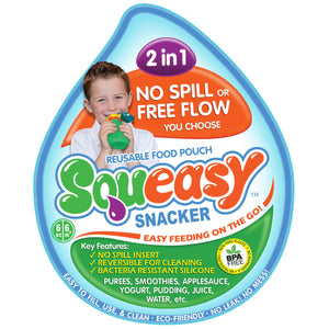 Squeasy Snacker | Medium 180ml - Pink