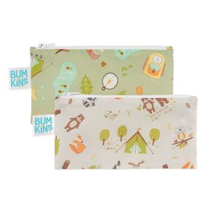 Bumkins Small Snack Bag 2pk - Happy Campers