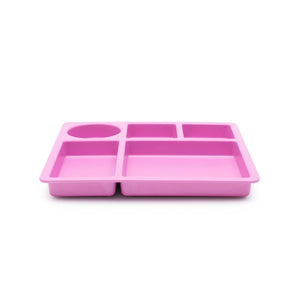 bobo&boo | Bamboo Divider Plate - Flamingo Pink