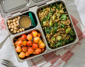 **PRE-ORDER** PlanetBox LAUNCH Stainless Steel Bento Lunch Box (3 compartments)