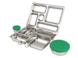PlanetBox ROVER Stainless Steel Bento Lunch Box (5 compartments) - phunkyBento