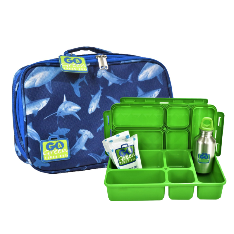 Go Green | Complete Lunch System - Shark Frenzy