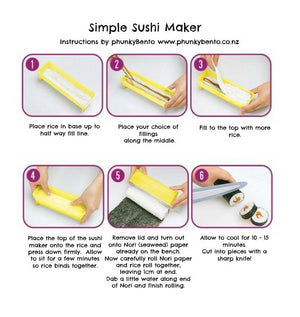 Simple Sushi Maker *** RE-STOCK END OF MAY *** - phunkyBento