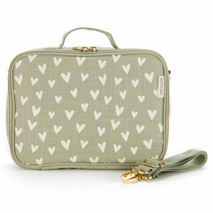 SoYoung Lunch Bag - Little Hearts Sage