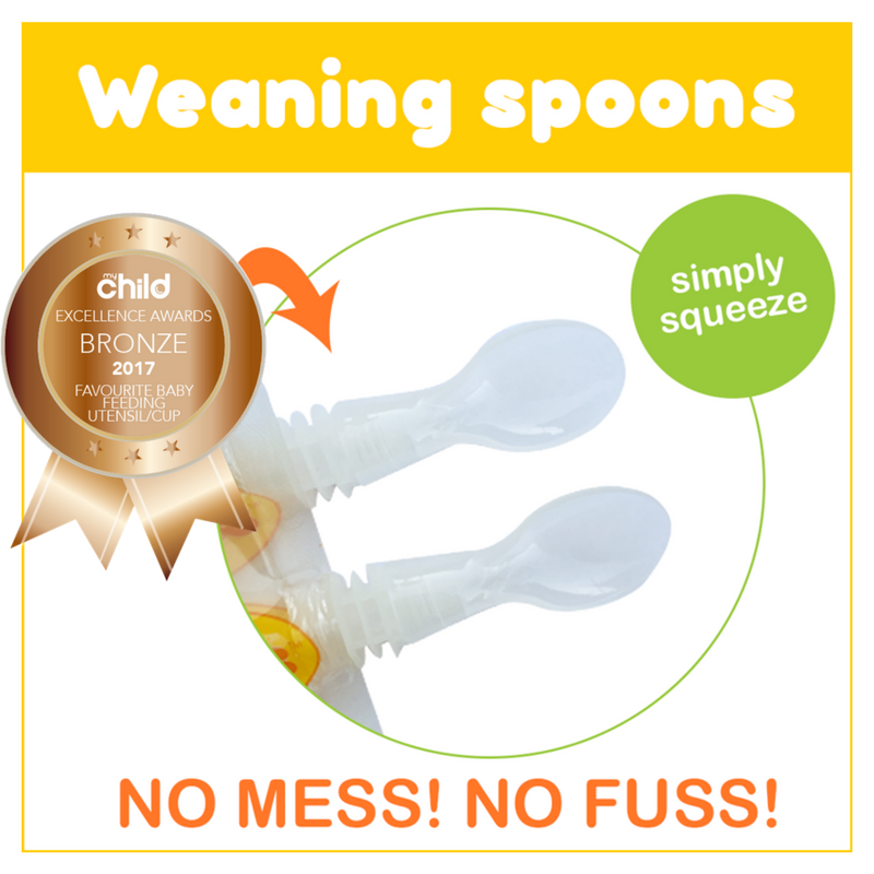 Sinchies | Reusable Pouch Weaning Spoons - 2pk