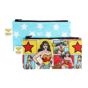 Bumkins Small Snack Bag 2pk | DC Comics - Wonder Woman - phunkyBento