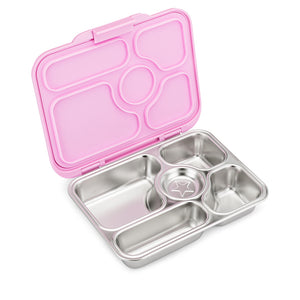 Yumbox Presto | Stainless Steel Leakproof Bento Box - Rose Pink