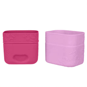 b.box | Silicone Snack Cups - Berry (2pk)