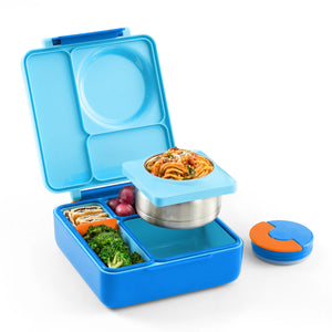 OmieBox | Hot & Cold Lunch Box V2 - Blue Sky