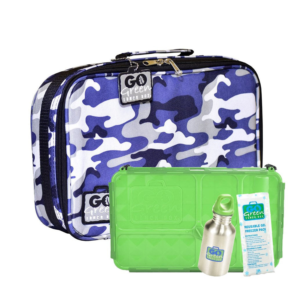Go Green | Complete Lunch System - Blue Camo