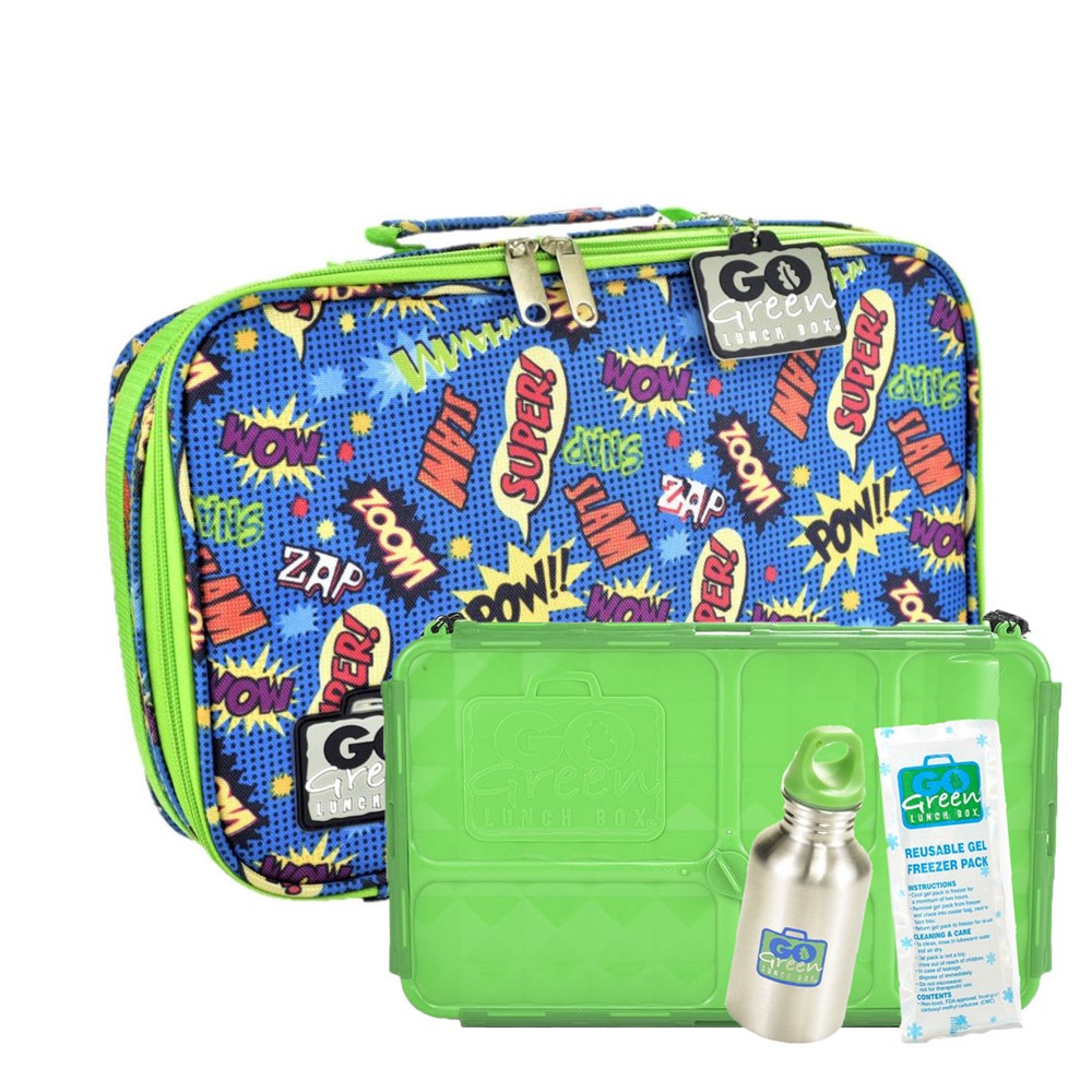 Go Green | Complete Lunch System - Superhero