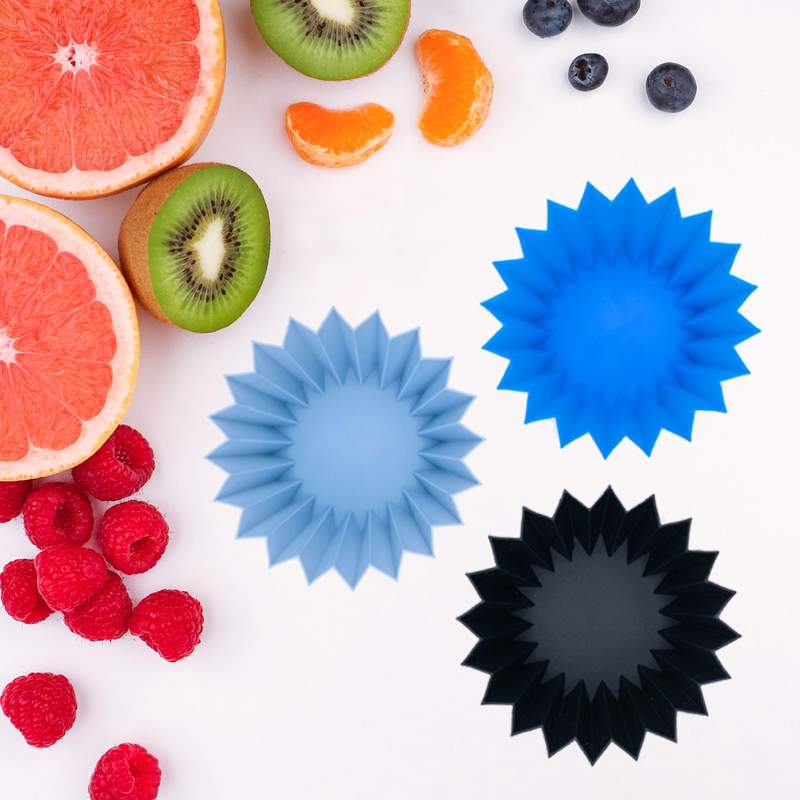 Lunchpunch | Jumbo Silicone Cups - Blue