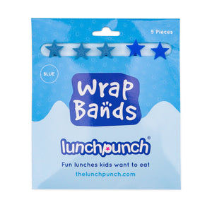 Lunchpunch Silicone Wrap Bands | 5 pack - Blue