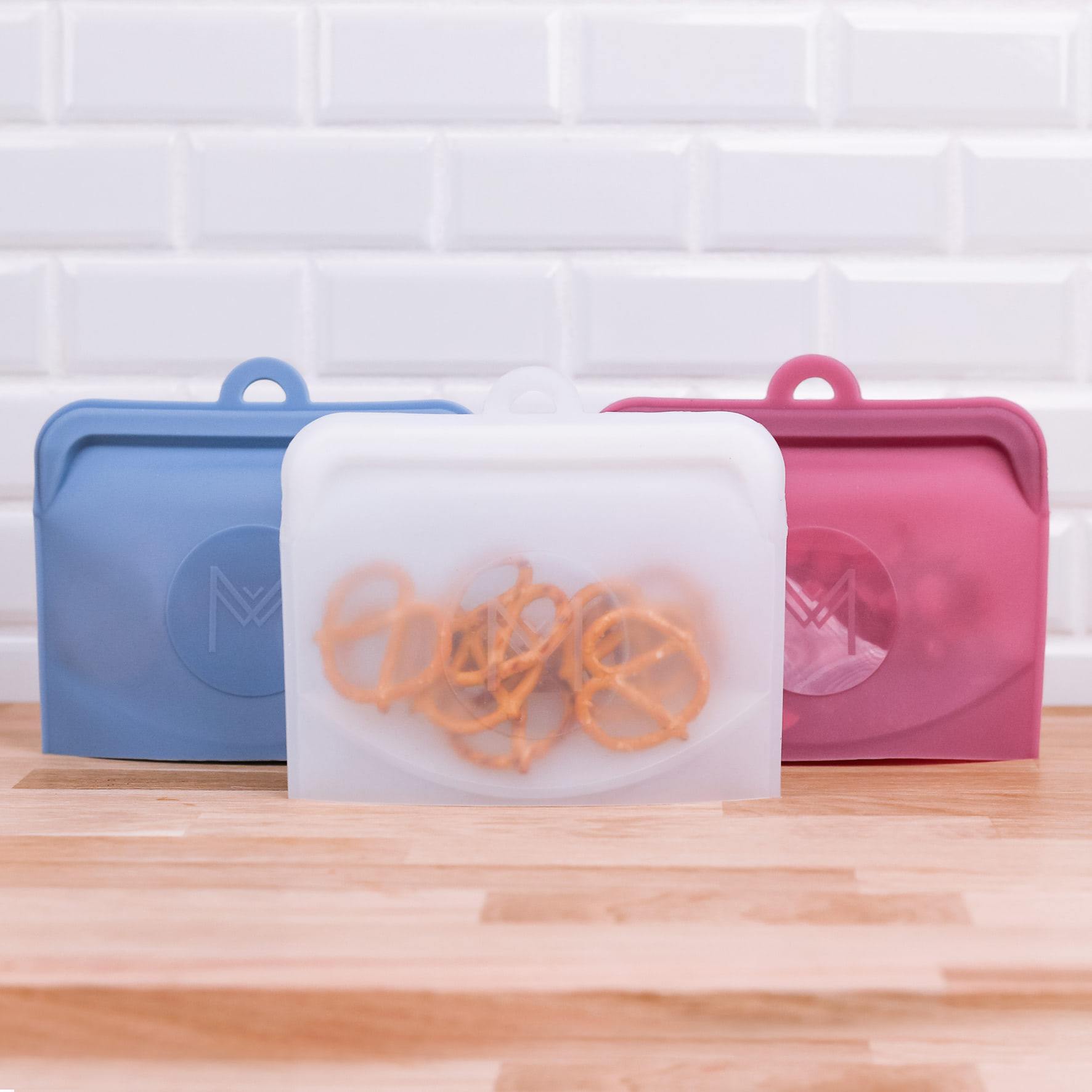 MontiiCo Pack & Snack Bags | 2 pack - Clear