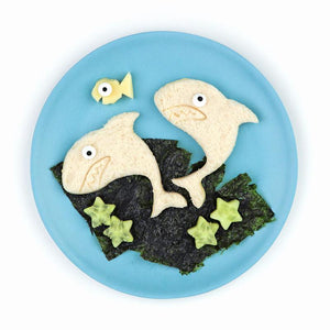 Lunch Punch "Shark" Sandwich Cutters - (Set of 2) - phunkyBento